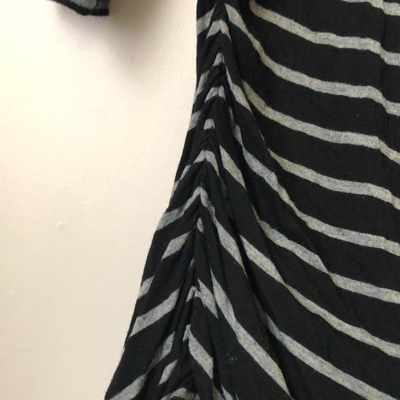 Maternity Striped Three-Quarter Sleeve Shirt - Picture 4 of 6